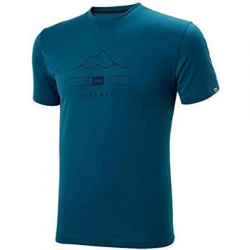 T-shirt graphique Helly Hansen Skog Homme, Deep Lagoon, FR