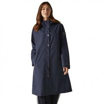 Regatta Veste Reinna Femme Imperméable Longue Taille 36 Bleu