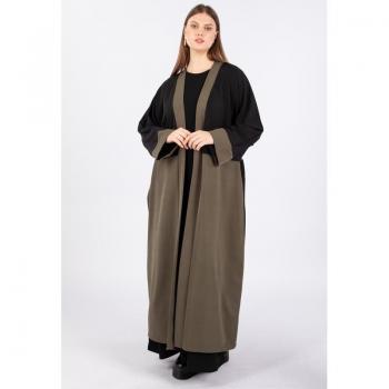Paquete de 2 abayas para mujer en color caqui talla grande