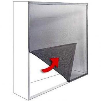 ZANZARIERA VELCRO ECCO 130x150 NERA IRS