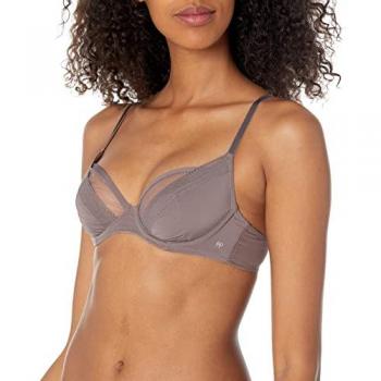 Naturals Unlined Plunge Bra in Dusty Pink – 34C