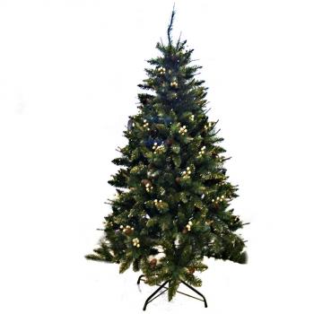 ÁRBOL NAVIDEÑO DECORADO ORO 120CM