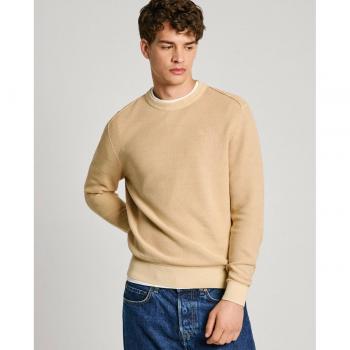 Béžový pánský pletený svetr Pepe Jeans