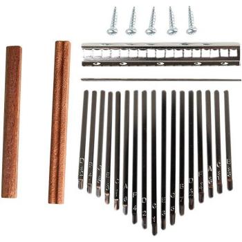 Bear-Shaped Acrylic Kalimba 17 Keys with Tuning Hammer and Box
