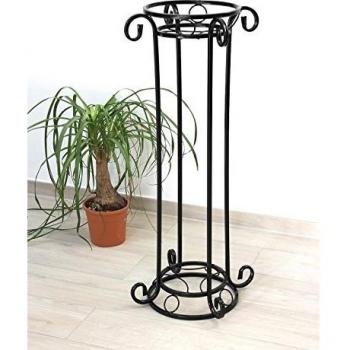 Blumenhocker Metall Schwarz 97 cm