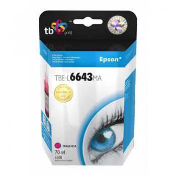 TB Magenta Cartuccia Inchiostro Epson T6643 Compatibile