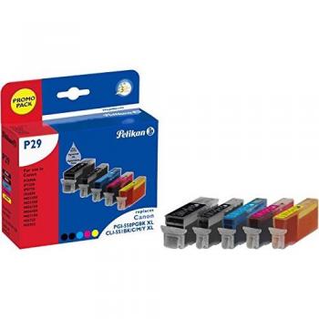 Pelikan Tintenpatrone kompatibel mit Canon PGI-550PG/CLI-551 Promopack