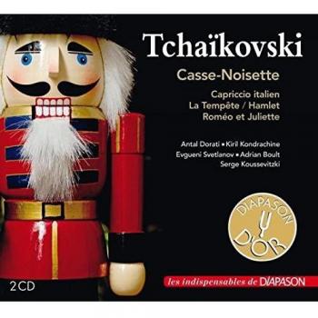 Tchaikovski : Casse-Noisette et autres uvres orchestrales. Dorati, Kondrachine, Svetlanov, Boult, Koussevitzki.