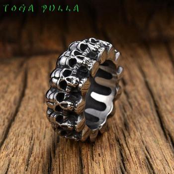 Solider 316L Edelstahl Schädel Ring für Männer