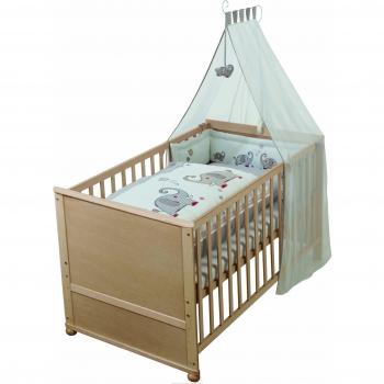 Natur-Kombi Bett für Kinder Hannes 0393-3 S145