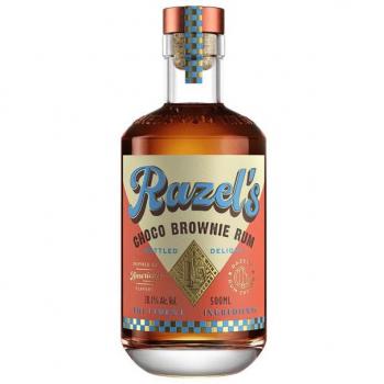 Boîte Cadeau Rhum Choco Brownie Razel 0,5l + Miniature 0,05l