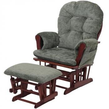 Mendler HWC‑C76 – Fauteuil Relax Vert, Piètement Foncé