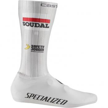 Fast Feet 2 TT Copriscarpe Soudal Quick‑Step 2025 Bianco XL