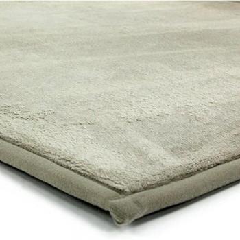 Tapis effet velours beige 160 x 230 cm