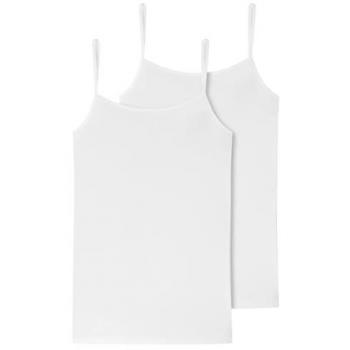 Schiesser Unterhemd 2er-Pack mit Stretch, Größe 44, Damen, weiß
