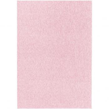 Tapis de bain tissé rose rectangle 140x200 SAKRDA