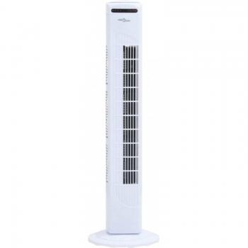 Ventilador Torre de 80cm Blanco VidaXL con Temporizador