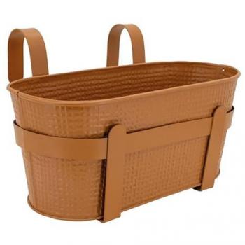 Cache-pot en métal pour rebord de fenêtre