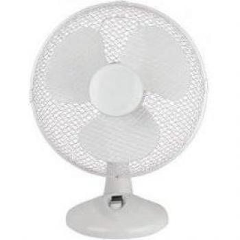 Slingsby 12 Inch Desk Fan 3 Speed White
