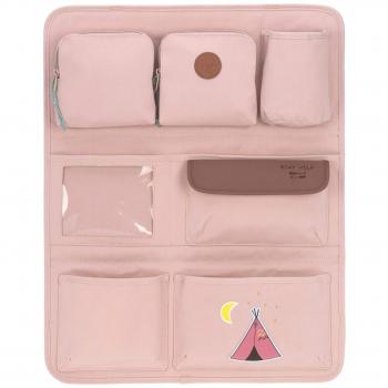 Organisateur de voiture LÄSSIG Car Wrap to Go Adventure rose