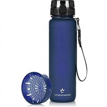 Legendwerk® auslaufsichere Sportflasche 1L