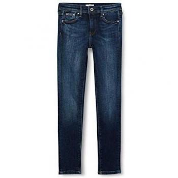 Pepe Jeans Pixlette High, Jeans Azul para Niñas de 7-8 años
