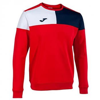 Sudadera Joma Crew V Hombre Rojo Marino Blanco