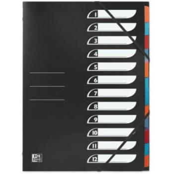 Distributeur de dossiers noir Polypro, format A4