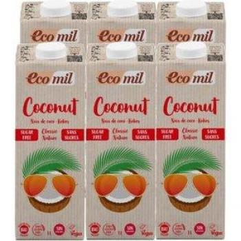 Pack 6x Ecomil Coktail de Noix de Coco
