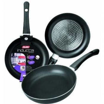 Caja de 12 uds de Sartén Aluminio Inducta 32 Cms, Válida Para Todas Las Cocinas Ibili 410032