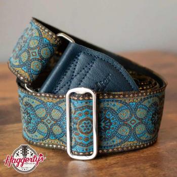 Sangle de guitare Arabesque Turquoise Souldier