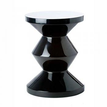 Exklusiver Pols Potten Zig‑Zag Hocker – Schwarze Variante