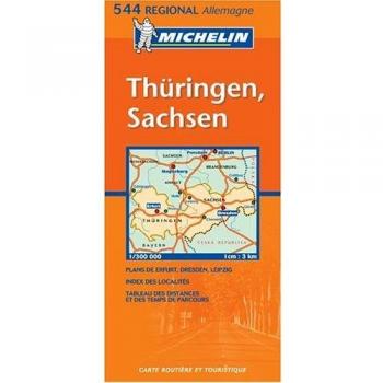 Allemagne Centre-Est, französisch-niederländische Ausgabe; Duitsland Midden-Oost, französisch-niederländische Ausgabe (Michelin Map)
