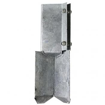 Timco Concrete In Shoe Bolt Secure – 100 mm, Hot‑Dip Galvanized Unit