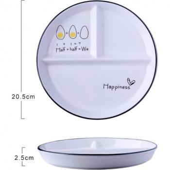 Compartiment assiette pour fruits, salades et gâteaux