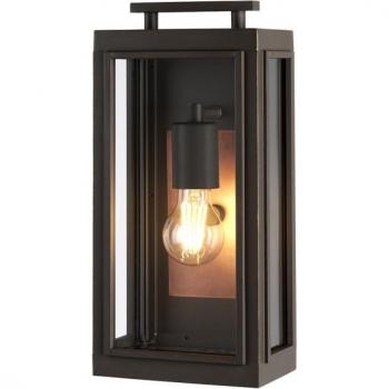 Sutcliffe Lanterna Parete Esterno 1 Luce Bronzo Lucidato a Olio IP44