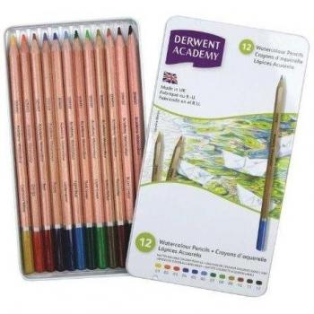 Derwent academy lápiz de color 12 pieza(s) multicolor