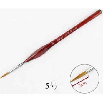 Pinceau demi-brosse pour peinture acrylique