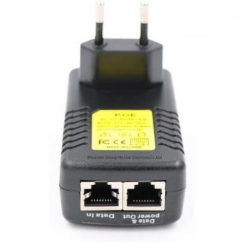 Inyector de alimentación PoE 48 V 0,5 A