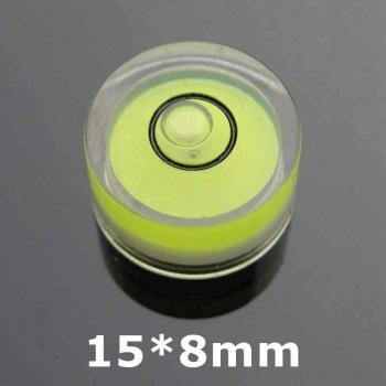 HACCURY burbuja de nivel de precisión, 15x8mm, color blanco y verde, 100 unids