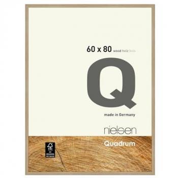 Nielsen Quadrum Wooden Picture Frame with Glass Front Oak 80cm H x 60cm W x 2.5cm D