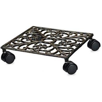 Sottovaso Antico con Ruote Relaxdays