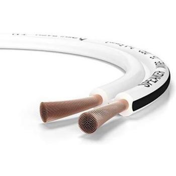 Cable de Altavoz Oehlbach SP‑15 20 m Blanco – Cobre Libre de Oxígeno