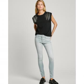 Vaquero Slim Soho Tiro Bajo con Elasticidad Mujer