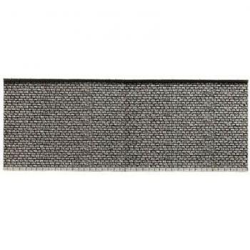 Mur en pierre N, 19,8 x 7,4 cm, gris