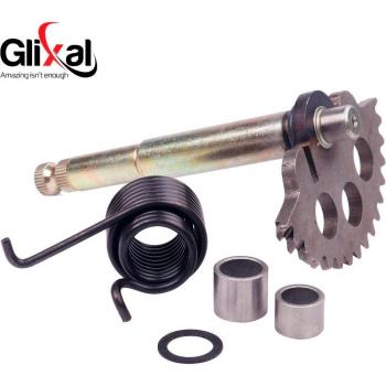 Glixal GY6 125/150cc Kick Start Shaft with Integrated Spring (Moped & Scooter)