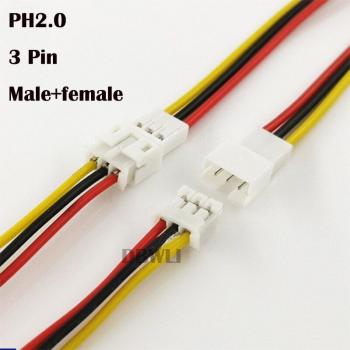 Conector hembra‑macho MicroPH2 JST 2 mm, 2‑6 contactos