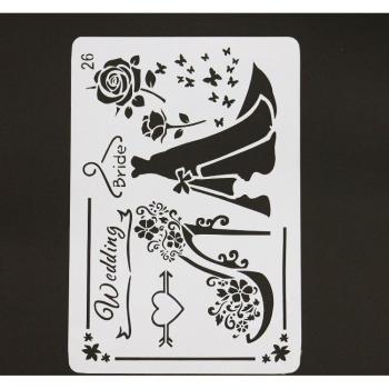 Airbrush Painting Doodle Template