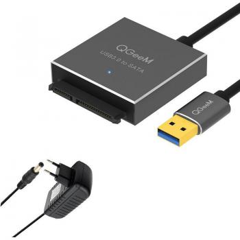 QGeeM Convertisseur SATA USB pour disques durs