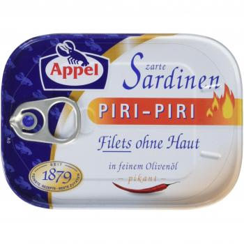 Appel Zarte Sardinenfilets Piri Piri – 10×105 g
